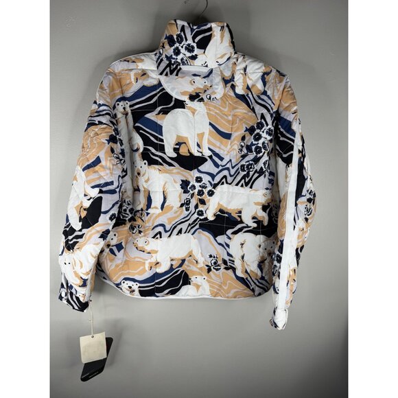 Free People Pippa Polar Bear Packable Puffer Jacket Size XS NWT - Picture 5 of 8